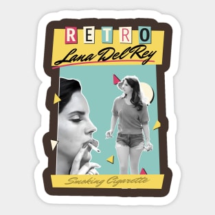 Lana Del Rey - Smoking Cigarette Sticker